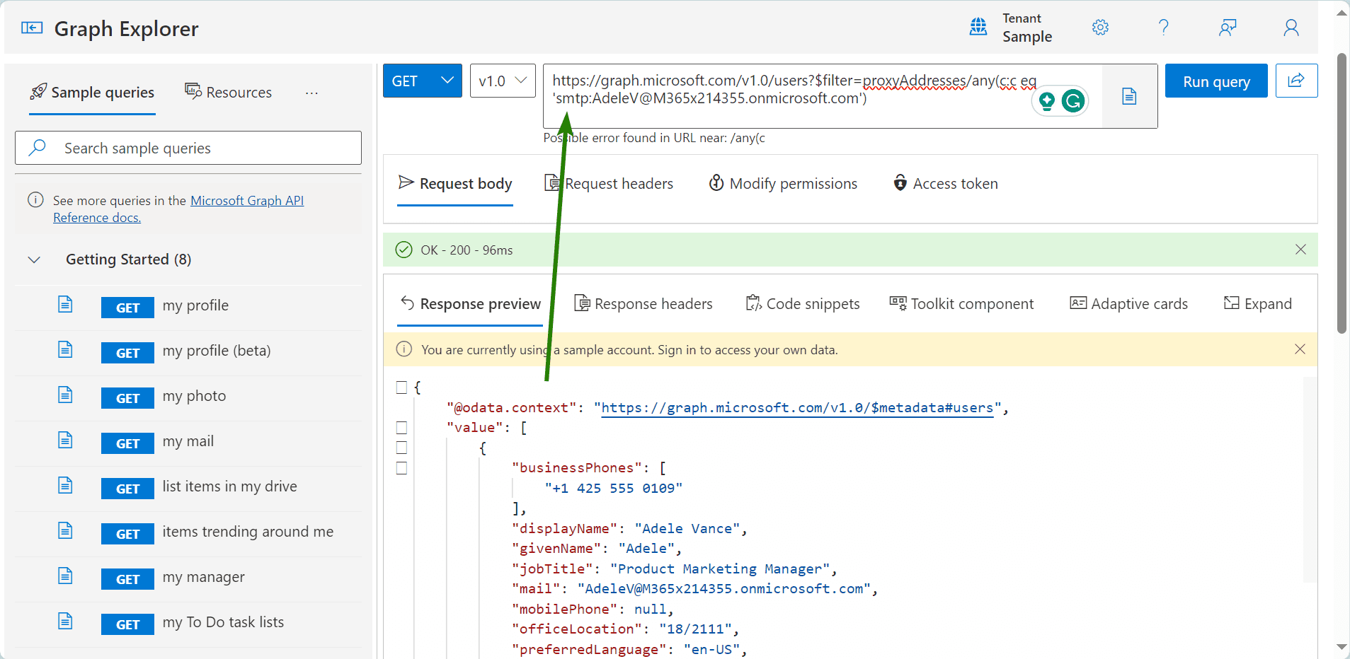 Using lower case for filtering returns proper data, too